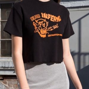 Brandy Melville black graphic tee